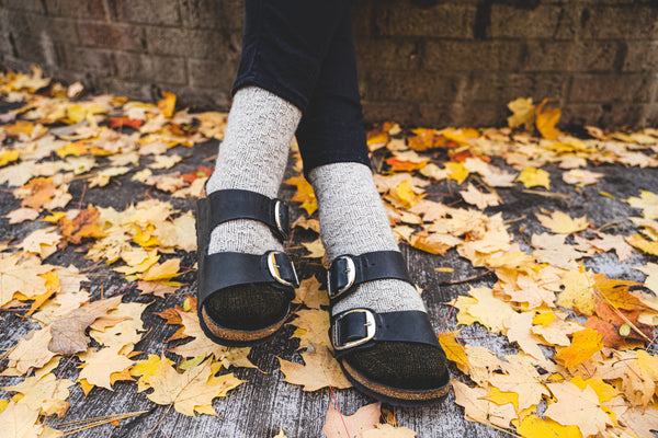 Birkenstocks with online socks